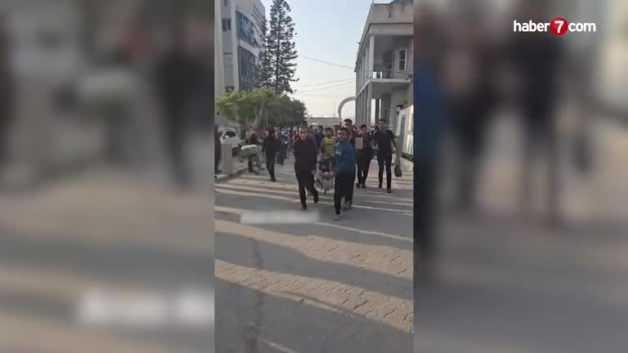 Gazze’de bebek arabasıyla çocuklarını taşıyan anneye İsrail kurşunu! Gazze’de bebek arabasıyla çocuklarını taşıyan anneye İsrail kurşunu!