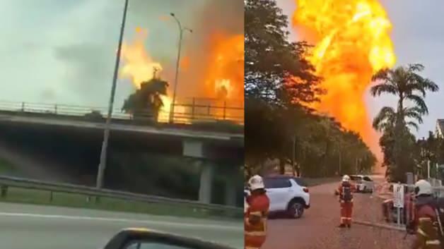 Malezya’da doğal gaz boru hattı patladı: 78 ev yerle bir oldu Malezya’da doğal gaz boru hattı patladı: 78 ev yerle bir oldu