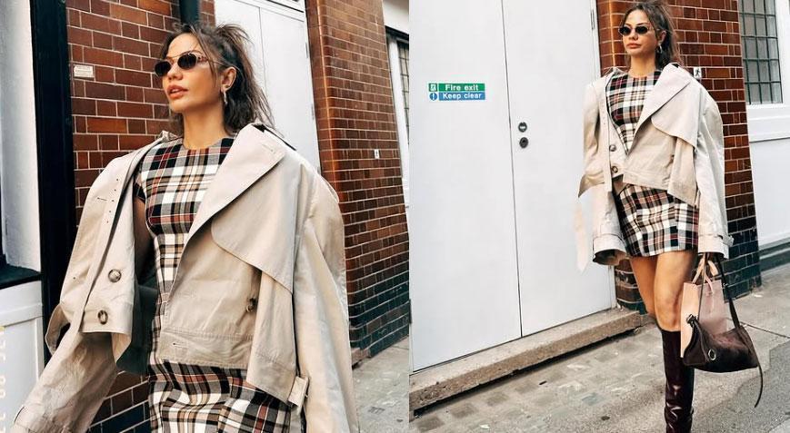 Demet Özdemir’den Londra havası! Tarzına beğeni yağdı Demet Özdemir’den Londra havası! Tarzına beğeni yağdı