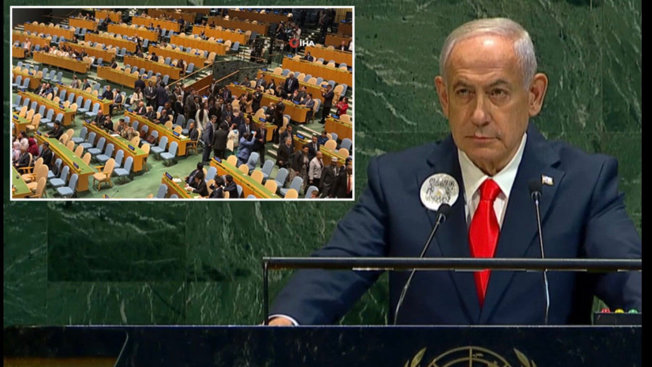 Dünya İsrail’e sırtını döndü: Netanyahu konuşurken BM salonu boşaldı Dünya İsrail’e sırtını döndü: Netanyahu konuşurken BM salonu boşaldı