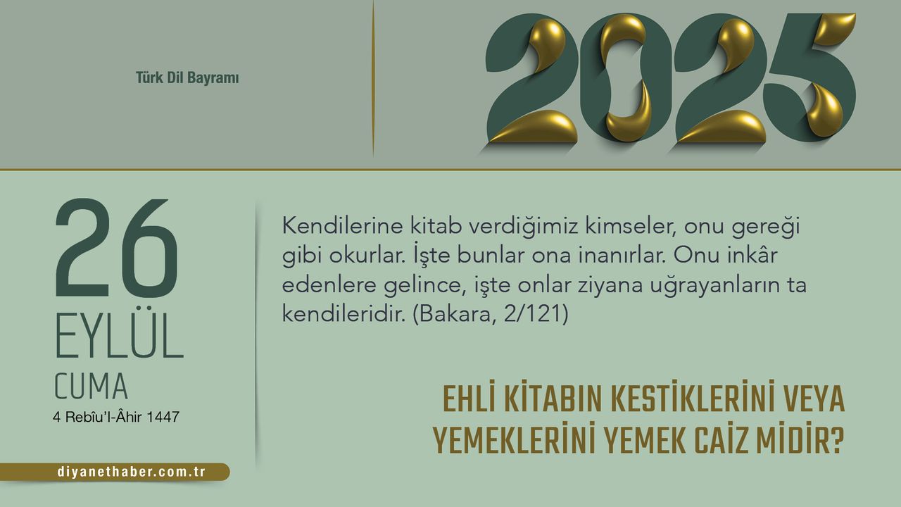 Ehli Kitabın Kestiklerini Veya Yemeklerini Yemek Caiz Midir?
