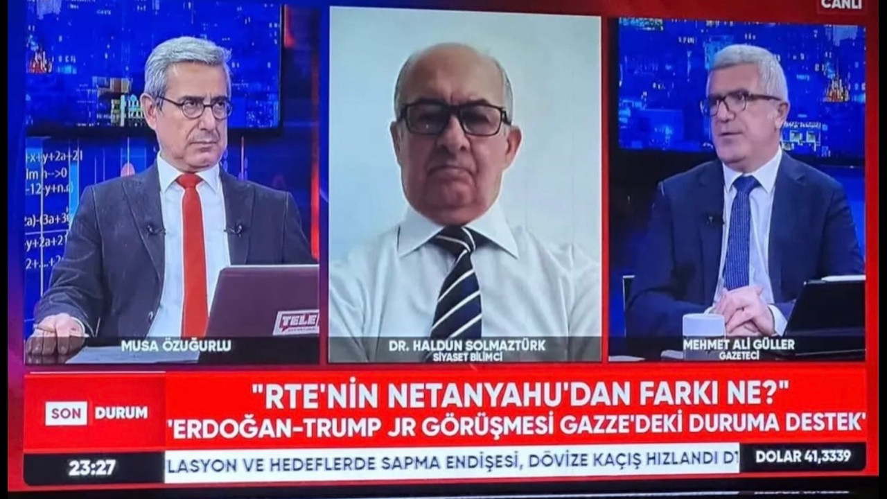 Erdoğan’ı Netanyahu ile aynı cümle içinde anmak hakaret sayıldı: Tele1’e soruşturma Erdoğan’ı Netanyahu ile aynı cümle içinde anmak hakaret sayıldı: Tele1’e soruşturma