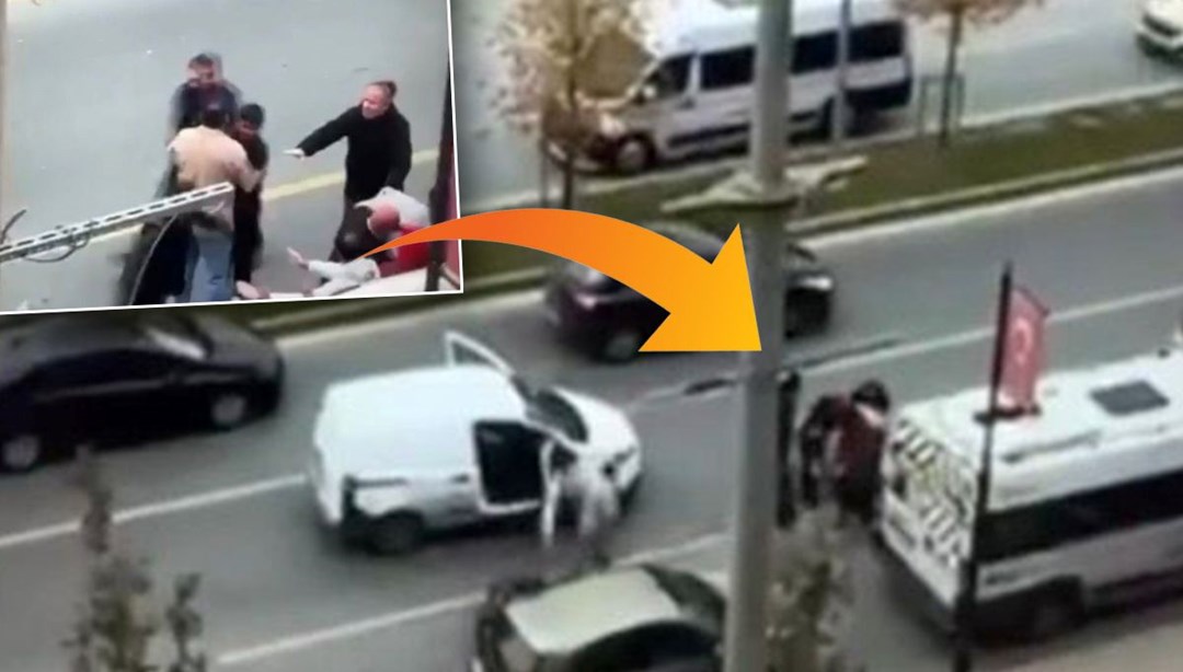 Trafikte sinyal kavgası: Çocuğunun yanında tekme yumruk saldırdı Trafikte sinyal kavgası: Çocuğunun yanında tekme yumruk saldırdı