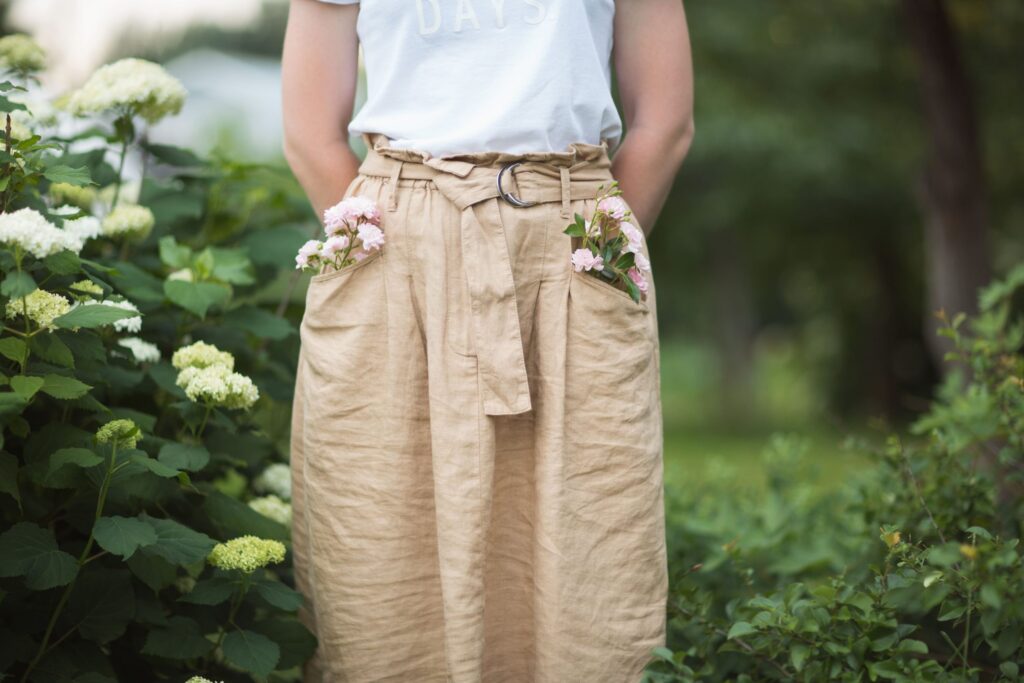 Kadın Keten Pantolon Kadın Keten Pantolon