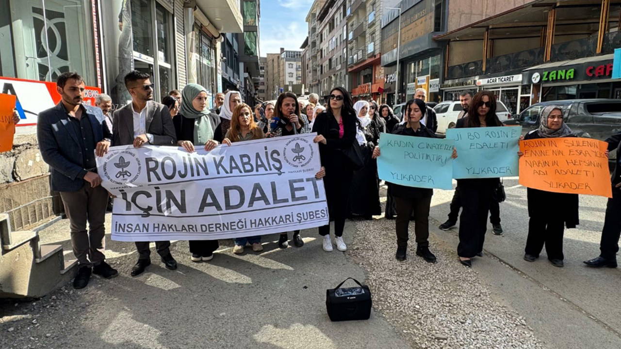 Hakkari’de Rojin Kabaiş için basın açıklaması – Son Dakika Siyaset Haberleri