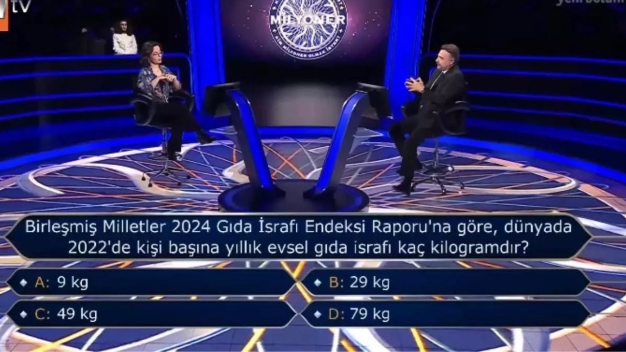 BM 2024 Raporu’na göre dünyada 2022’de kişi başına yıllık evsel gıda israfı kaç kilogramdır? BM 2024 Raporu’na göre dünyada 2022’de kişi başına yıllık evsel gıda israfı kaç kilogramdır?