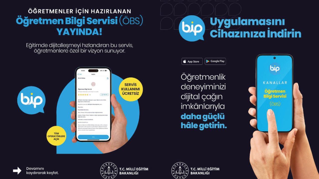 Öğretmen Bilgi Servisi (ÖBS) yayında Öğretmen Bilgi Servisi (ÖBS) yayında