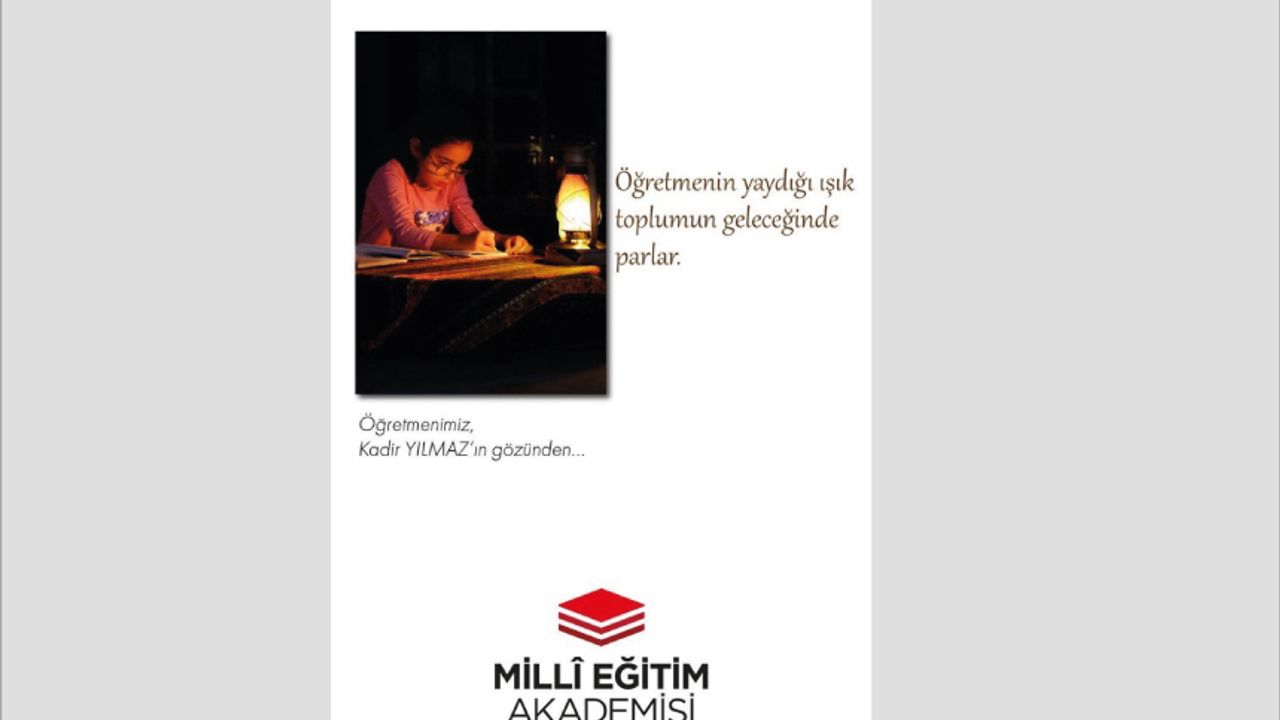 Öğretmenin yaydığı ışık