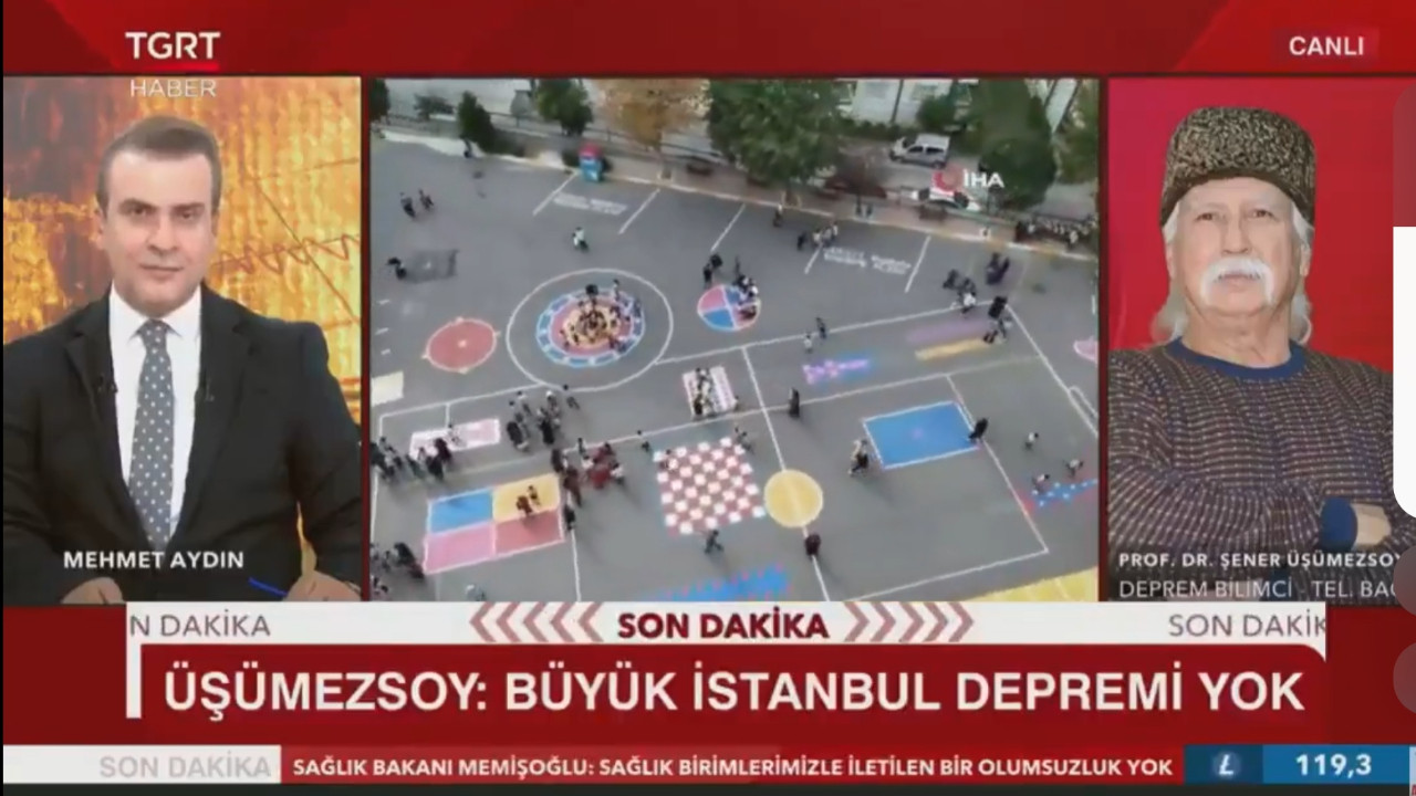 Şener Üşümezsoy TGRT Haber TV’de badem bıyık çıkışı yapınca anında yayından alındı