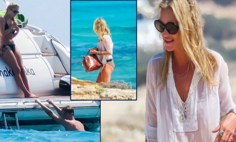 Kate Moss İspanya’da Plajda Dikkat Çekti Kate Moss İspanya’da Plajda Dikkat Çekti